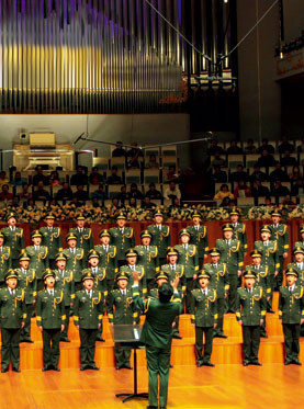 中国武警男声合唱团音乐会